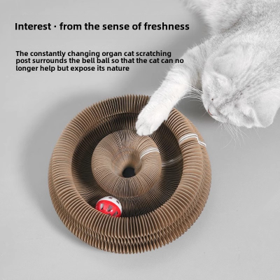 Organ cat scratching board nest wear-resistant and non-chipping cat toy self-entertainment corrugated paper claw grinding board
