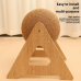 Cat scratching board, cat toys, scratch-resistant and wear-resistant cat scratching ball, hemp rope wrapped around the claws, self-hilarating cat climbing frame, pet supplies