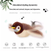 Electric cat toy with shaking bird sound simulation bird cat hunting toy pet automatic cat teaser
